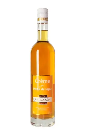 [P075] CREME DE PECHE DE VIGNE LA CIGOGNE 50CL